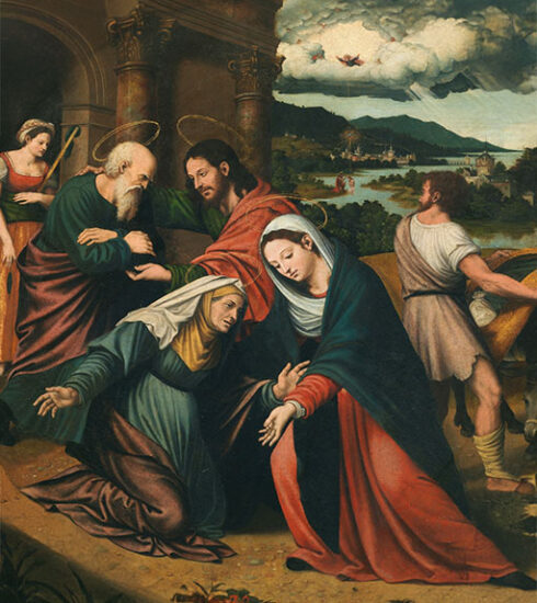 Madre y Maestra. Estampas Bíblicas. Chema Álvarez. Hermandad Misionera de Nuestra Señora del Sagrado Corazón. MSC
