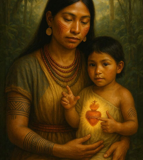 Madre y Maestra. Nuestra Señora del Sagrado Corazón. São Gabriel Cachoeira, Amazonas (Brasil). Misioneros del Sagrado Corazón. MSC